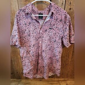 RVCA Mens Large Button Up Shirt